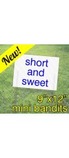 Custom Mini-Bandit Signs